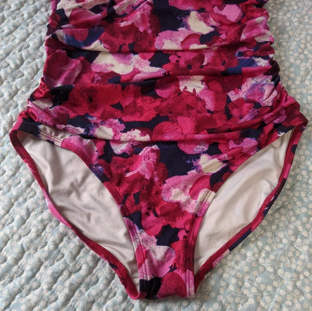Calvin Klein Poppy Bandeau Maillot Swimsuit